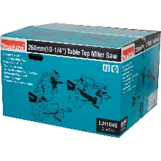 Пилы электрические дисковые, торцовочные Makita LH1040 Пила комб,1650Вт,4800об\м,дискф260х30мм,рез-93х95мм,14кг,кор,наклон-45\0гр,поворот-45\45гр