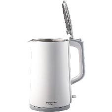 Чайник электрический Panasonic NC-CWK50 1.7 л, 1500 Вт, белый корпус: нерж.сталь/пластик
