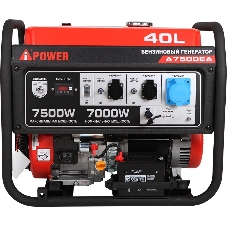 Бензиновый генератор A-iPower A7500EA 7/7.5кВт 40л 89.5кг