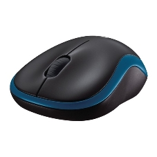 Мышь беспроводная Logitech M185 синий, 1000 dpi, радиоканал, USB, кнопки - 3