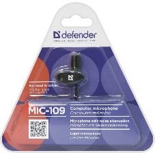 Микрофон Defender MIC-109 черный