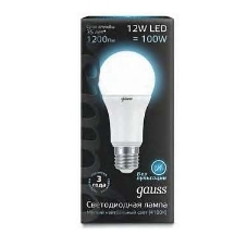 Лампа светодиодная Gauss LD102502212LED A60 globe 12W E27 4100K