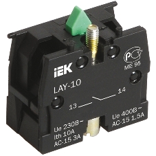 Блок контактный 1р для LAY5 IEK BDK11