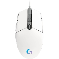 Мышь проводная Logitech G102 LIGHTSYNC белый, 8000 dpi, USB, кнопки - 6