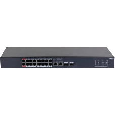 Коммутатор Dahua DH-CS4220-16GT-190, 2×1 Гбит/с + 2×1 Гбит/с Combo, управляемый