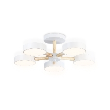 Светильник Ambrella light FL4825/5 WH белый 3000K-6400K 65W D580*160 (ПДУ ИК)