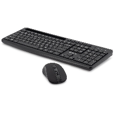 Комплект клавиатура+мышь Oklick S275W беспроводной, USB, 1600 DPI, чёрный