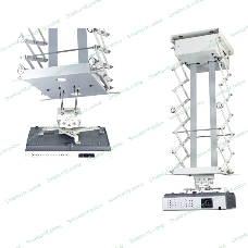 Моторизованный потолочный лифт для проектора 200 см, цв. белый