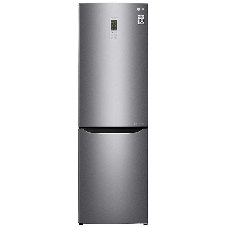 Холодильник LG GA-B419SLGL графит двухкамерный 223/79л морозилка снизу, No Frost