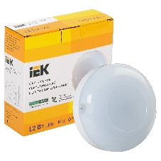 Светильник IEK LDPO3-1002-012-4000-K01LED ДПО 1002 12Вт 4000K IP54 с акуст.датч.