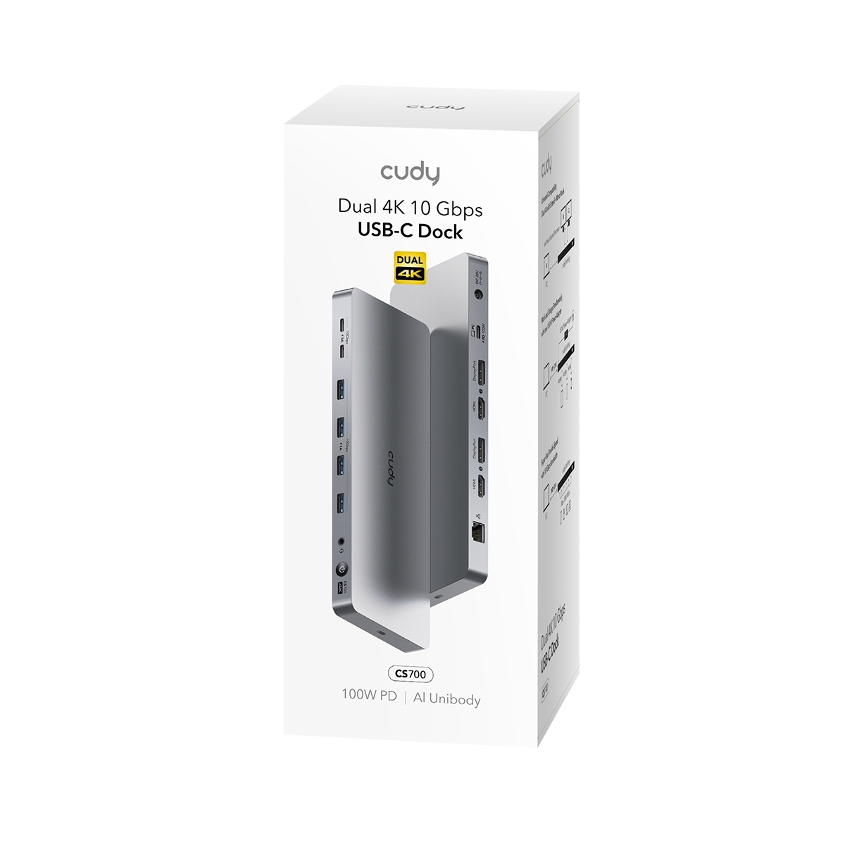 Станция докирования 13-IN-1 10Gbps USB-C Dual 4K Docking Station 150W PSU