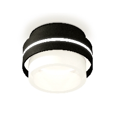 Светильник Ambrella Light XS8414002 SBK/FR черный песок/белый матовый GX53 (C8414, N8401)