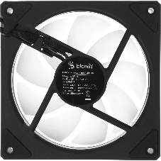 Вентилятор для корпуса Bloody CF-11 LCD ARGb 120х120x25 черный 4-pin 32дБ (упак.:1шт) (CF-11-ARGb120-BK) Ret