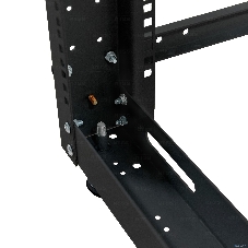 Стойка двухрамная NTSS NTSS-2POR24U/600-1000-BL 24U 550 мм x 1000 мм 600 кг черный
