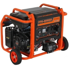 Электрогенератор бензиновый Carver PPG-8000ЕM, 6.5 кВт, 74 дБ, 89 кг