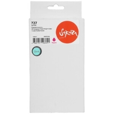 Картридж струйный Sakura B3P20A (№727 Magenta) для HP, пурпурный, 130 мл.