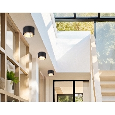 Светильник Ambrella light TN71275 BK/GD черный/золото GX53 max 12W D95*62