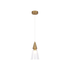 Светильник Ambrella light TR3666 BS/CL латунь/прозрачный E14 max 40W D120*1000