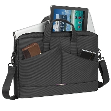 Сумка для ноутбука 15,6” Riva Case 8731 серый, полиэстер