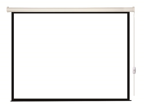 Экран с электроприводом Lumien Eco Control 165x240 см (раб. область 131х232 см) Matte White черная кайма по периметру 16:9