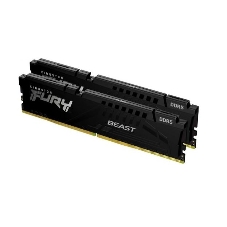 Оперативная память Kingston Fury Beast, DDR5, 32GB (2x16GB), 5200MHz, CL40, DIMM, радиатор, черный
