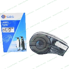 Картридж ленточный G&G GG-M21-750595WT черный на белом 19.1x6.4 для Brady BMP21-PLUS/BMP21-LAB