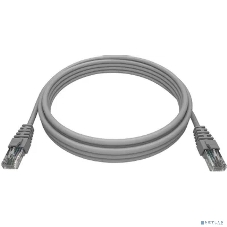 Патч-корд NTSS NTSS-PC-UTP-RJ45-5e-2.0-LSZH-GY NTSS-PC-UTP-RJ45-5E-2.0-LSZH UTP RJ-45 вил.-вилка RJ-45 cat.5e 2м серый LSZH (уп.:1шт) 26AWG