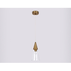 Светильник Ambrella light TR3666 BS/CL латунь/прозрачный E14 max 40W D120*1000