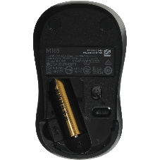 Мышь беспроводная Logitech M185 синий, 1000 dpi, радиоканал, USB, кнопки - 3