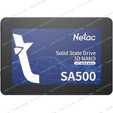 Накопитель SSD Netac SA500, 128Gb, SATA III, 2.5