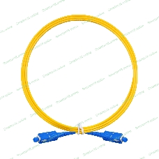 Патч-корд волоконно-оптический ExeGate FC-S-9-SC-SC-1M-LSZH (Шнур ВО SM 9/125 (OS2/G.652.D), SC/UPC-SC/UPC, Simplex, LSZH, 1 м)
