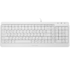 Клавиатура проводная A4Tech Fstyler FK15, USB, белый