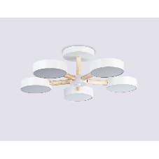 Светильник Ambrella light FL4825/5 WH белый 3000K-6400K 65W D580*160 (ПДУ ИК)