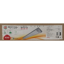 Обогреватель инфракрасный Royal Clima RIH-R800S/II RAGGIO серебристый, панельный, 8 м², 800 Вт