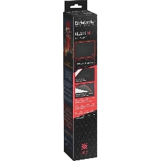 Игровой коврик Defender черный M 360x270x3 мм, ткань+резина