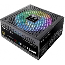 Блок питания Thermaltake Toughpower iRGb PLUS 750W RTL (PS-TPI-0750F3FDGE-1), 750Вт, 80 PLUS Gold, 140мм, модульный, черный