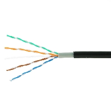 Кабель Cablexpert UPC-5051E-4-CU-OUT, UTP outdoor 4x2x0.51, медный, кат.5e, однож., 305м, box, черный