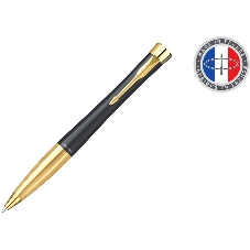 Ручка шариковая Parker Urban Core K314 (CW2143640) Muted Black GT M, синие чернила, подарочная коробка