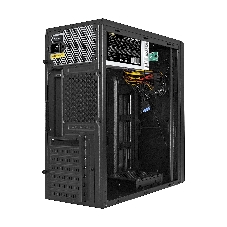 Компьютерный корпус Miditower ExeGate XP-333U-UNS500 (ATX, БП UNS500 с вент. 12см, 1хUSB/2хUSB 3.0, аудио, черный)