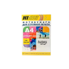 Фотобумага матовая односторонняя (Hi-image paper) A4, 170 г/м, 100 л.