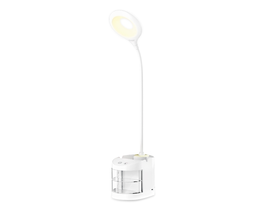 Настольная светодиодная лампа Ambrella light DE561 WH белый LED 4200K 4W