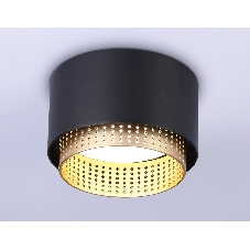 Светильник Ambrella light TN71275 BK/GD черный/золото GX53 max 12W D95*62