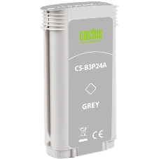 Картридж струйный Cactus CS-B3P24A №727 серый (130 мл) для HP DJ T920/T1500/T2530