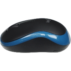 Мышь беспроводная Logitech M185 синий, 1000 dpi, радиоканал, USB, кнопки - 3