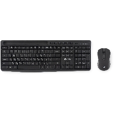Комплект клавиатура+мышь Oklick S275W беспроводной, USB, 1600 DPI, чёрный