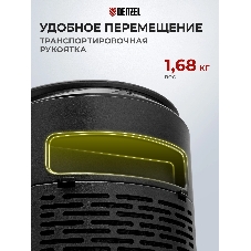 Тепловентилятор керамический Denzel DTFC-2000, 1000/2000 Вт, 20 м2, пульт, 3 режима, термостат
