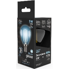Лампа светодиодная Filament Шар E14 5Вт 4100К Gauss 105801205