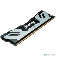 Оперативная память Kingston Fury Renegade, DDR5, 16Gb (1x16Gb), 6400MHz, CL32, DIMM, с радиатором, серебристый/черный