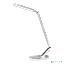 Настольный светильник Camelion KD-859 C01 белый LED (Свет-к наст.10Вт,230В,750лм,сенс.рег.ярк и цвет.темп,USB-5В,1А)