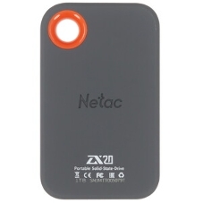 Внешний SSD Netac ZX20 II, 1TB, USB 3.2 Gen 2x2 Type-C, R/W 2000/1800, черный